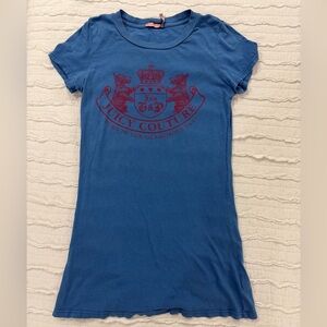 Juicy Couture Girls' Blue Graphic Tee